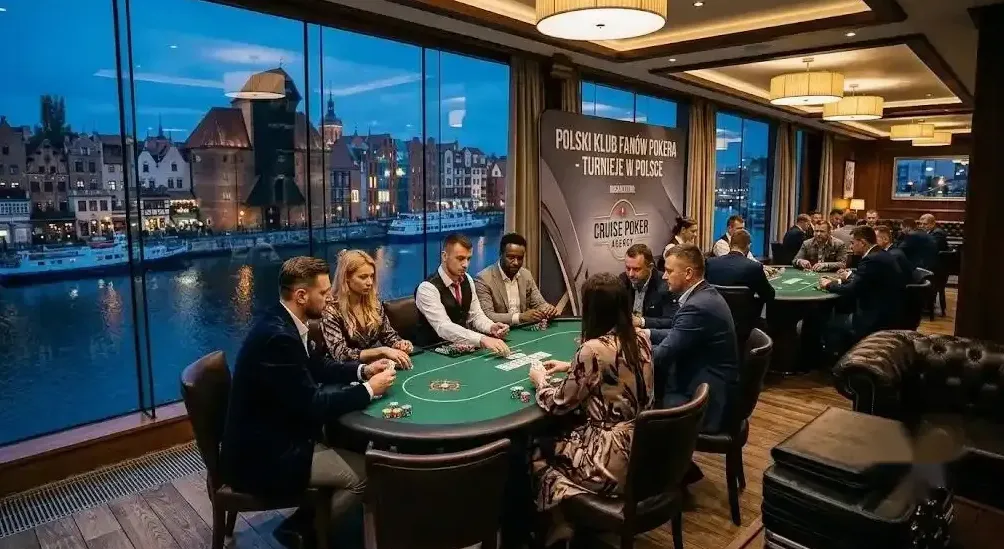 Krupier przy rozdaniu
